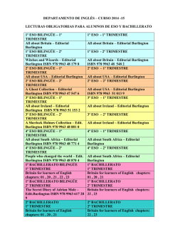 Lecturas 2014-15