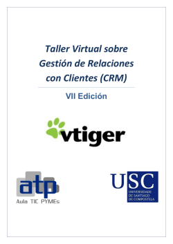 Taller Virtual sobre Gesti&oacute;n de Relaciones con Clientes (CRM)