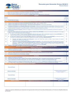 Nombre del Procedimiento - BNC