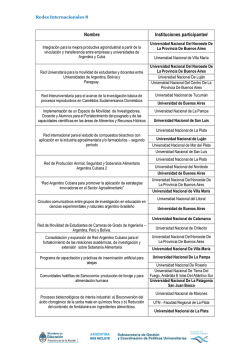 Nombre Instituciones participantesi - Siu