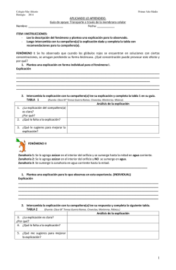 Repaso Transporte Sustancias(06/10) - Colegio Mar Abierto