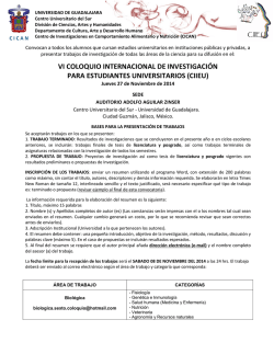 ciieu - Centro Universitario del Sur - Universidad de Guadalajara