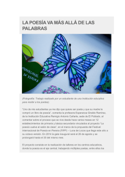 la poes&iacute;a va m&aacute;s all&aacute; de las palabras - lunadelocoselfestival.org