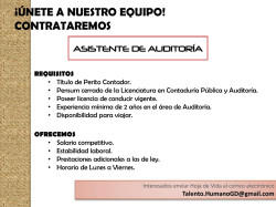 &iexcl;&Uacute;NETE A NUESTRO EQUIPO! CONTRATAREMOS