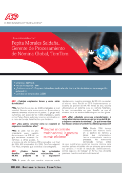 Pepita Morales Salda&ntilde;a, Gerente de Procesamiento de - ADP