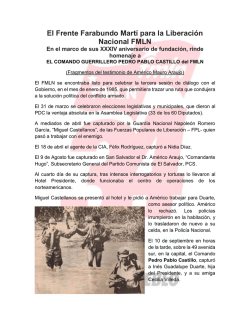 Haga clic aqui para leer el documento - Simpatizantes FMLN