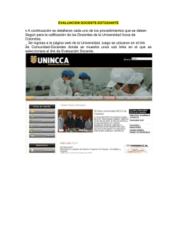 &bull; A continuaci&oacute;n se detallaran cada uno de los procedimientos que