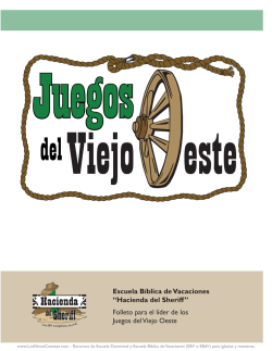 Hacienda del Sheriff - Los Ni&ntilde;os Cuentan