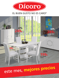 el buen gusto no es caro - Dicoro