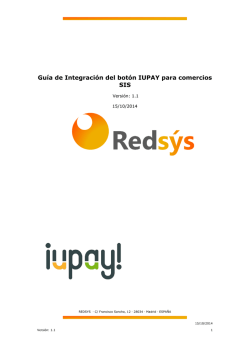 Gu&iacute;a de Integraci&oacute;n del bot&oacute;n IUPAY para comercios SIS