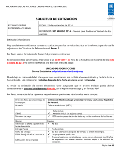 901 unodc 2014 - Centro Regional