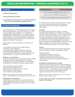 Bolet&iacute;n informativo - Universidad Icesi