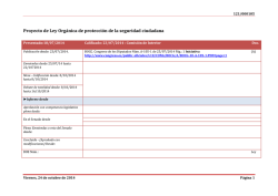 Proyecto de Ley Org&aacute;nica de protecci&oacute;n de la seguridad - UGT