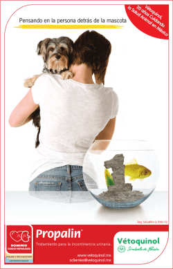 Folleto Propalin - V&eacute;toquinol M&eacute;xico