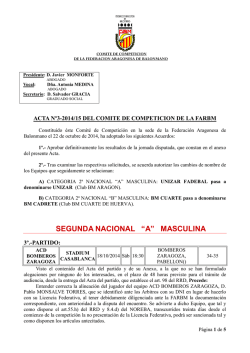 acta comite n&ordm; 3 federado - Federaci&oacute;n Aragonesa de Balonmano