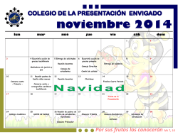 Cronograma - Colegio De La Presentaci&oacute;n - Envigado