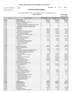 BOLSA MEXICANA DE VALORES, S.A.B. DE C.V. - Alfa
