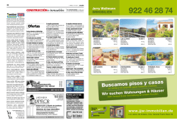 Buscamos pisos y casas