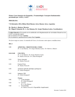 View the Daily Schedule