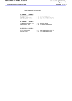 G-1 - Federaci&oacute;n de F&uacute;tbol de Ceuta