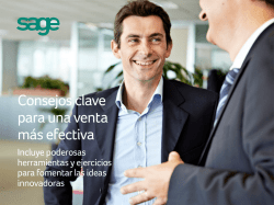 Consejos clave para una venta m&aacute;s efectiva - AELIS