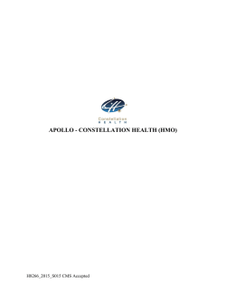 APOLLO - CONSTELLATION HEALTH (HMO)
