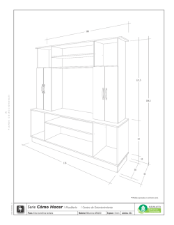 Serie C&oacute;mo Hacer / Muebler&iacute;a / Centro de Entretenimiento - Arauco