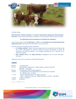 Jornada DSM-Tortuga (MERCEDES - CORRIENTES) (07 11 - INTA