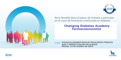 Changing Diabetes Academy Farmacoeconom&iacute;a - Hospital General