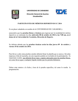 UNIVERSIDAD DE CARABOBO Direcci&oacute;n General de - digae