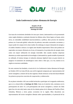 INFORMACI&Oacute;N DE LAS PRINCIPALES ESTACIONES