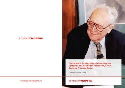 bases completas de la convocatoria - Fundaci&oacute;n Mapfre