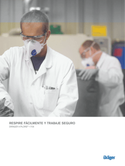 RESPIRE F&Aacute;CILMENTE Y TRABAJE SEGURO