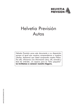 Helvetia Previsi&oacute;n Autos - Helvetia Seguros