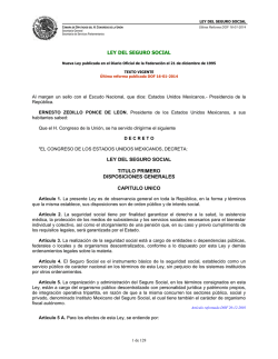 Ley del Seguro Social