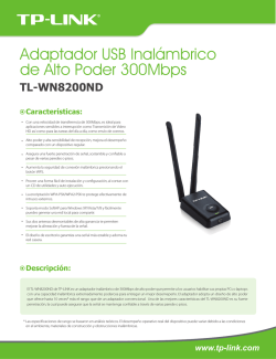 TL-WN8200ND_1.0_Datasheet_ES - TP-Link