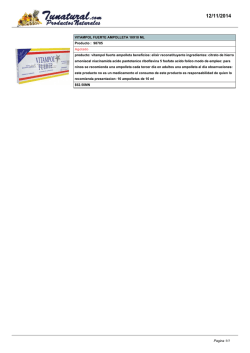 VITAMPOL FUERTE AMPOLLETA 10X10 ML Producto : 98785