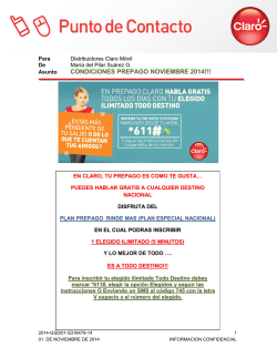 CONDICIONES PREPAGO NOVIEMBRE 2014!!!