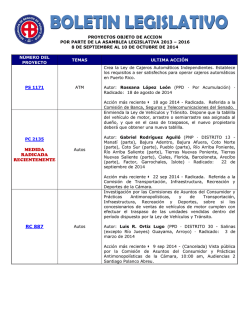 N&Uacute;MERO DEL PROYECTO - Asociaci&oacute;n de Bancos