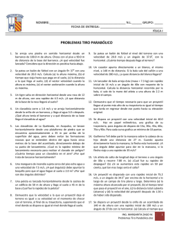 Problemas Tiro Parab&oacute;lico - fisIOn