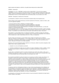 BASES LEGALES APLICABLES AL SORTEO A - Vive Movistar