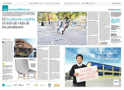 El Ecodise&ntilde;o cambia el ciclo de vida de los productos - Pulso