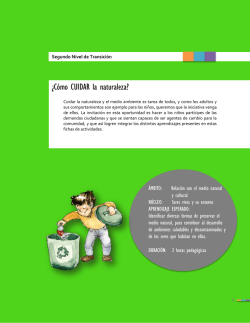 &iquest;C&oacute;mo CUIDAR la naturaleza? - EducarChile