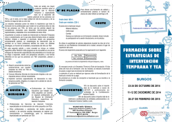 Triptico 2014 - Federaci&oacute;n Autismo Castilla y Le&oacute;n