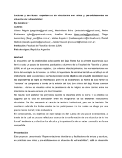 Lecturas y escrituras: experiencias de vinculaci&oacute;n con ni&ntilde;os - cidac