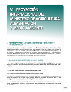 Agricultura, Alimentaci&oacute;n y Medio Ambiente en Espa&ntilde;a