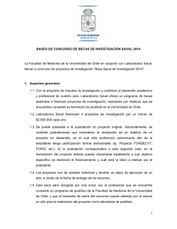 Bases del concurso - SAVALnet