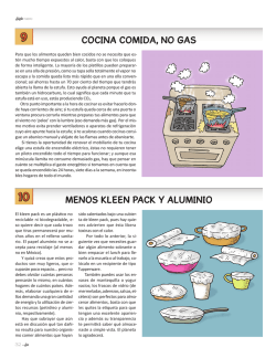 menos kleen pack y aluminio cocina comida, no - El Siglo Durango