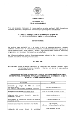 descargue acuerdo n&uacute;mero 155 - Universidad de Nari&ntilde;o