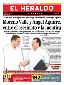 Cortados por la misma tijera, deben renunciar por el bien de Puebla